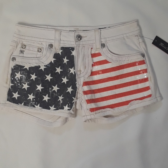Miss Me Pants - american flag shorts